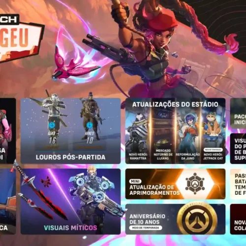 Blizzard apresenta nova temporada de Overwatch, incluindo heroína inédita e lançamento para Switch 2