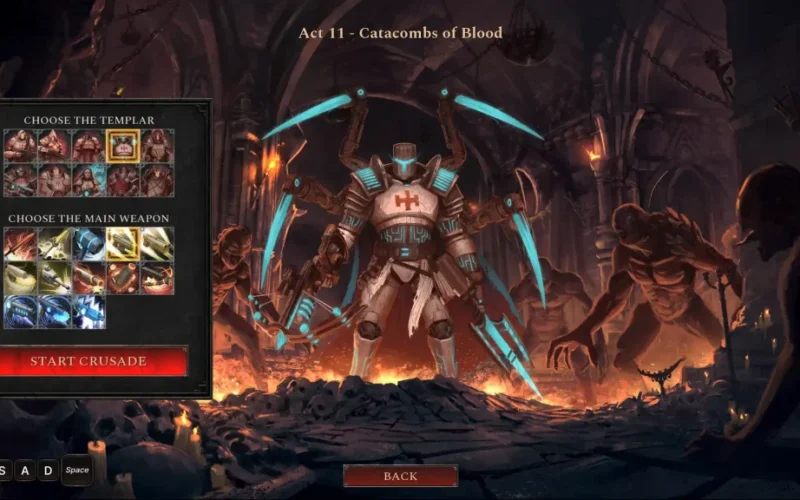 Arms of God é lançado em Acesso Antecipado com influências de Vampire Survivors
